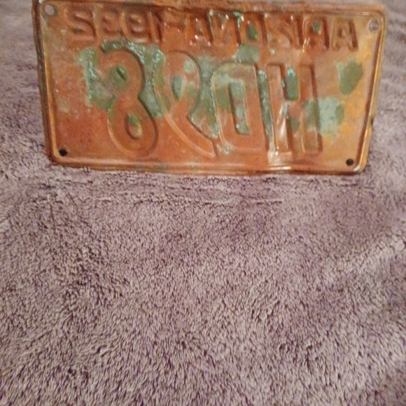 1932 Arizona vintage license plate when they started making the plates out of co - Picture 2 of 4
